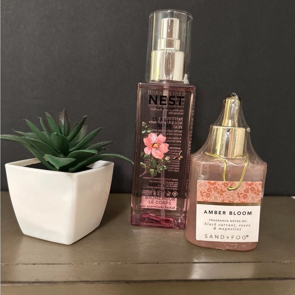 Nest Body Mist and Sand + Fog Amber Bloom Set